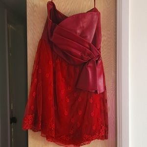 Beautiful Deep Red Valentino Dress